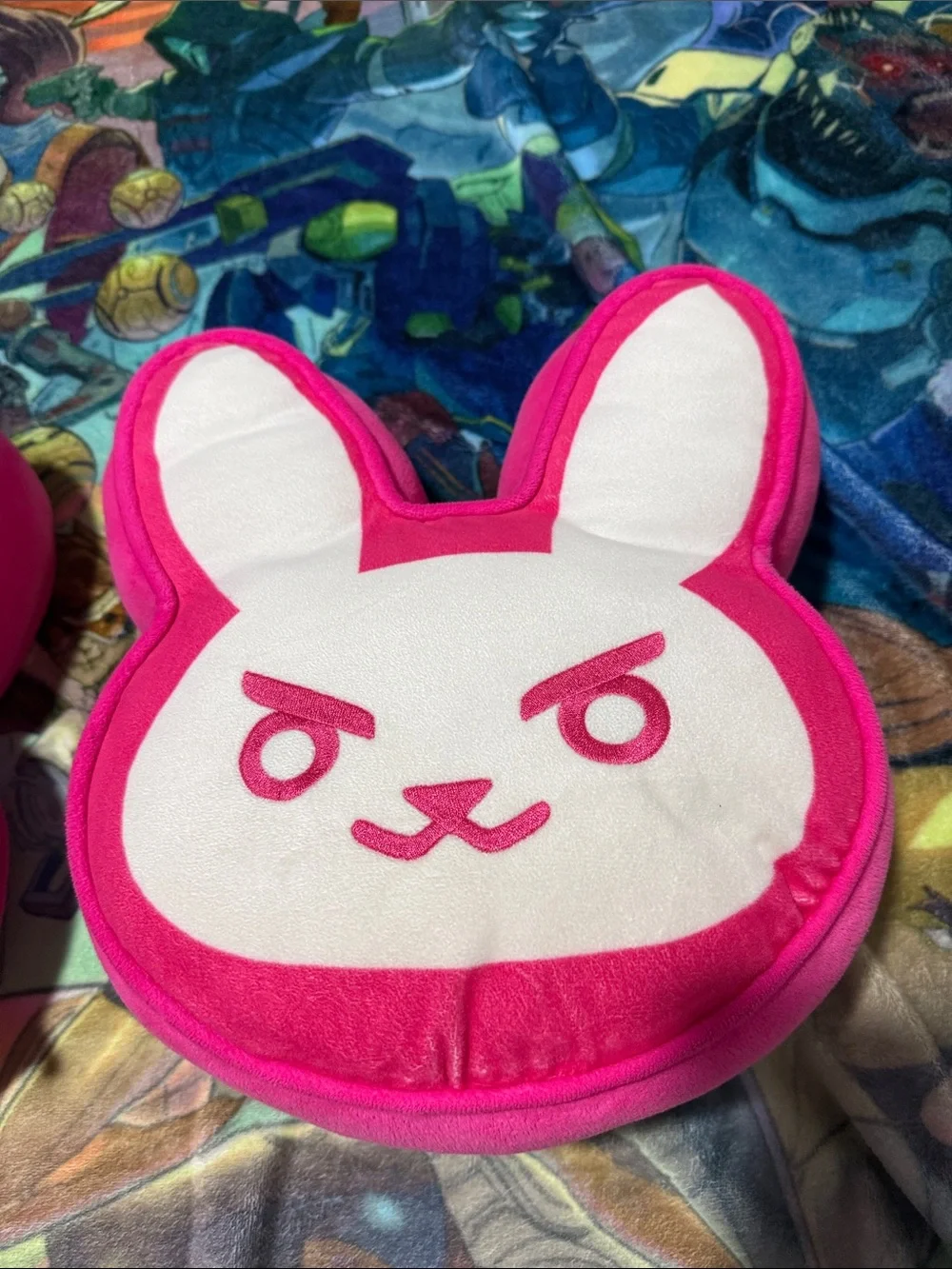 Overwatch D.Va Bunny Pink Decorative Throw Pillow - Set of 2